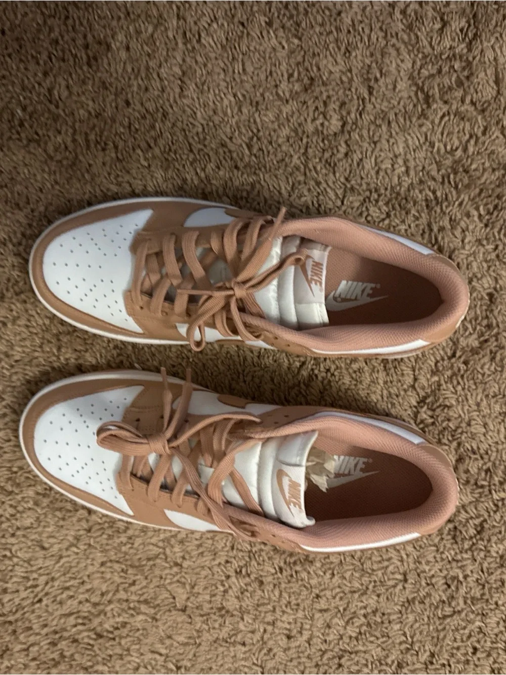 Nike Kids Light Pink Knit Slip-On Sneakers